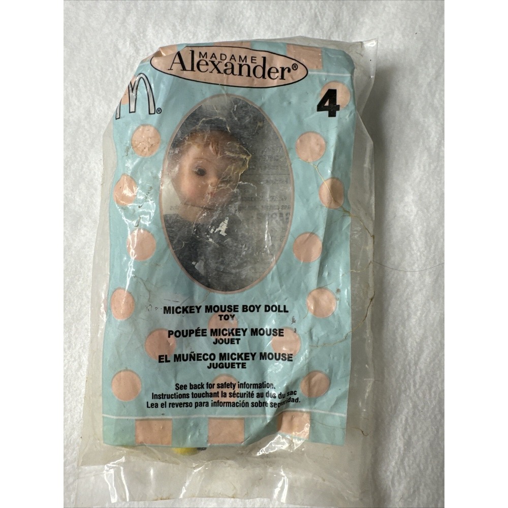 McDonald's Happy Meal 2004 Madame Alexander Mickey Mouse Boy Doll Toy
